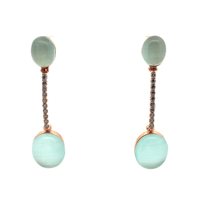 Pendientes Lucos Mujer in Plata ESOR C68-ACQUAMARINA - ESOR C68-ACQUAMARINA